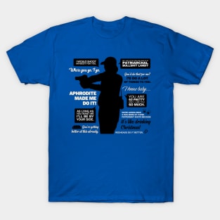 Nicole Haught Silhouette Quotes - Wynonna Earp T-Shirt